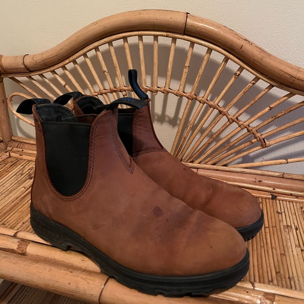 Brown blundstones little spots
